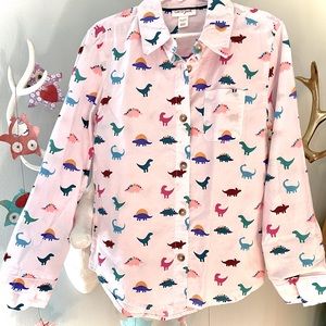 Size 7/8 - Cat & Jack button down shirt. Never worn, has tags.